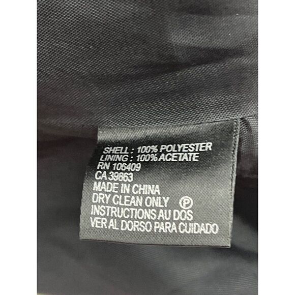 Studio Tahari Short Sleeve Black Belted Pleated Hem Sheath Dress Size 10 - Picture 8 of 8